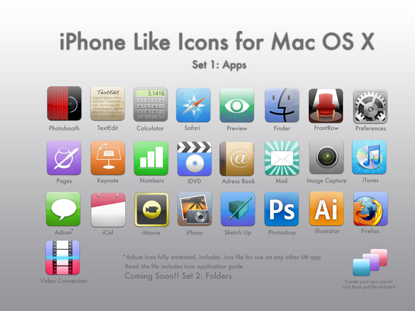 Custom folder icons mac